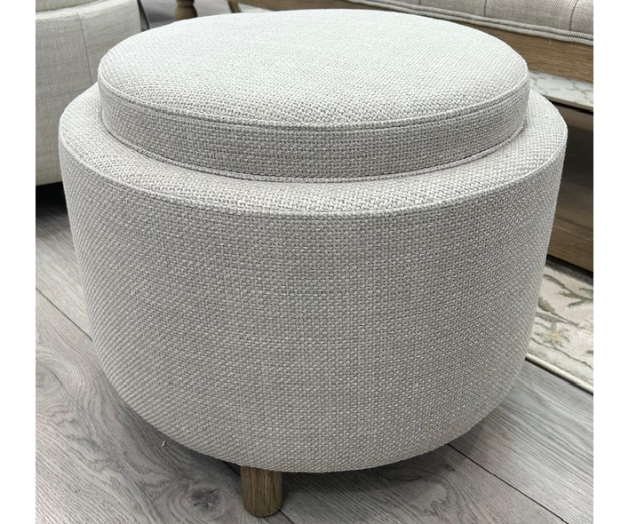 Noah Ottoman in Swedish Grey