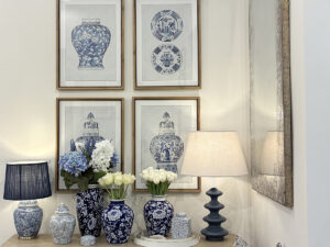 Set of 6 Framed Plum Blossom Prints