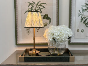 18cm Lampshade in Sprig Green