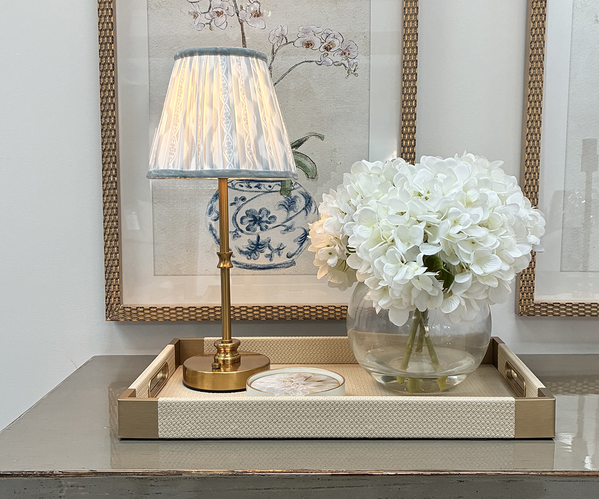 18cm Lampshade in Ikat Shadow