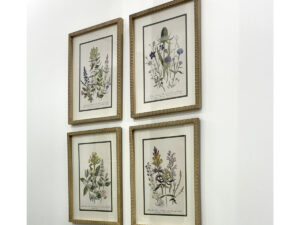 Set of 4 Framed Whispers of the Meadow Prints