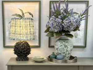 Clara Lamp with Aztec Shade