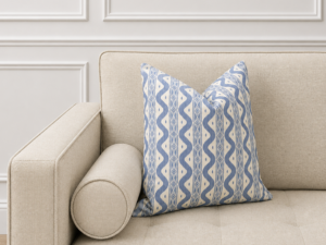 2 for £30 - Cushion - Ikat Denim 45x45cm