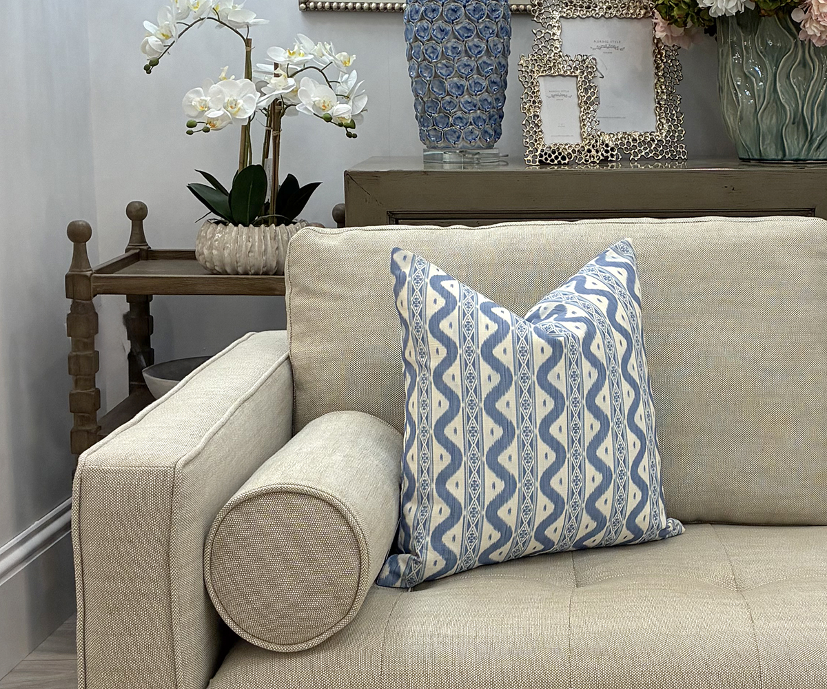 Cushion - Ikat Denim 45x45cm