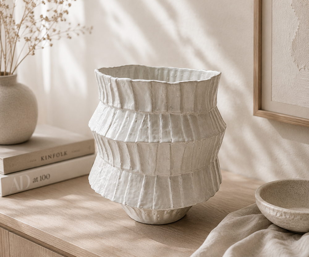 Lyndon Vase - Vanilla Ice