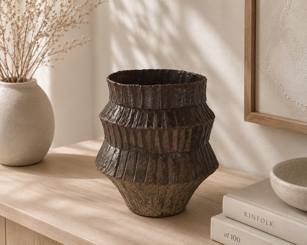 Lyndon Vase - Espresso