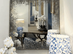 Sydney Mirror with Distressed Edge, 82x82cm