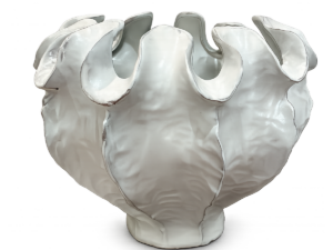 Moonscape Vase - Vanilla Ice