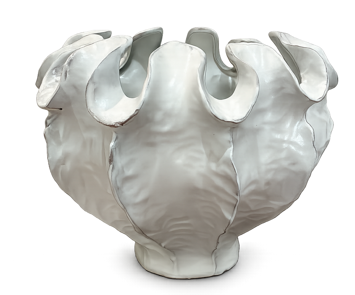 Moonscape Vase - Vanilla Ice