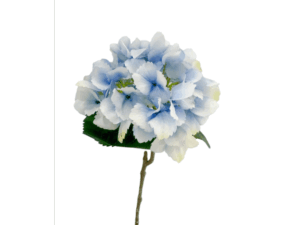 Real Touch Pale Blue Hydrangea Stem, 63cm