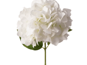 Real Touch White Hydrangea Stem, 50cm