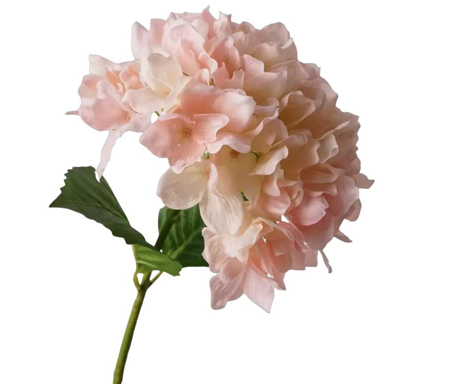 Real Touch Pink Hydrangea Stem, 50cm