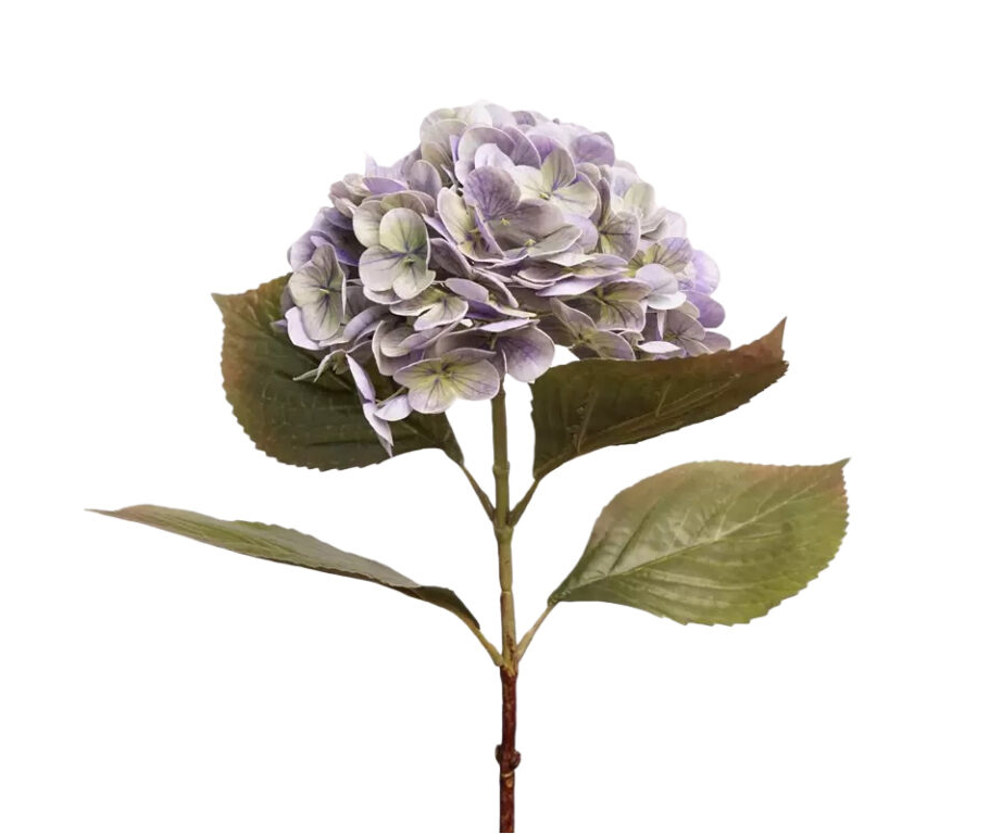 Real Touch Lavender Hydrangea Stem, 53cm