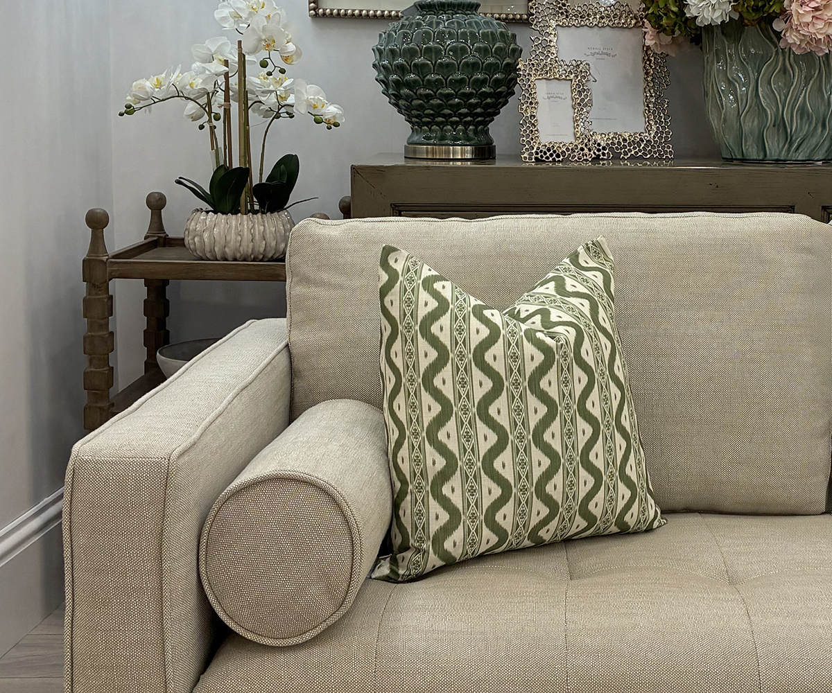 Cushion - Ikat Olive 45x45cm