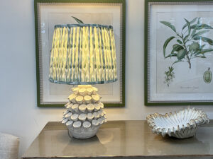 Phoebe Lamp with Aztec Shade