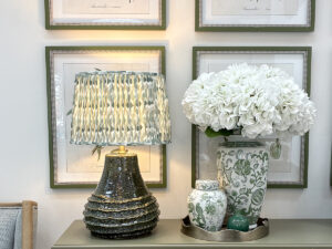 Athena Lamp with Aztec Shade