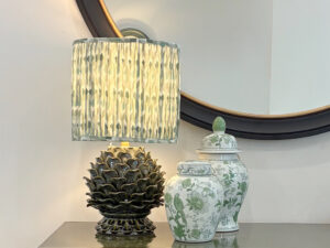 Clara Lamp with Aztec Shade