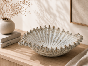 Large Wave Bowl - Whisper White