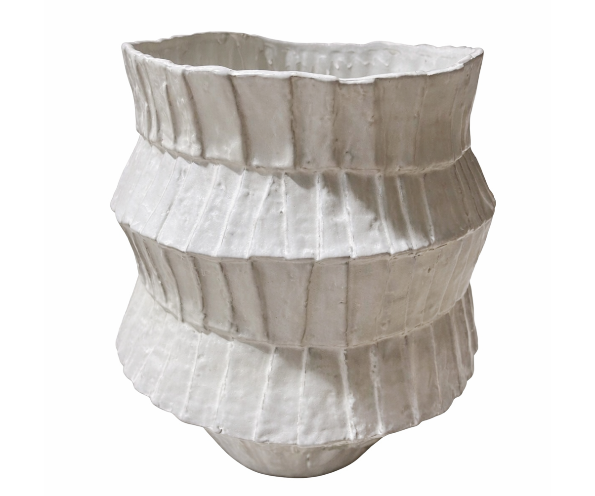 Lyndon Vase - Vanilla Ice