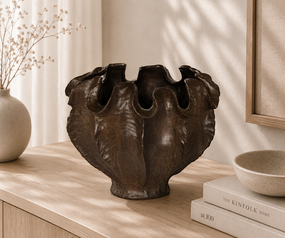 Moonscape Vase - Espresso