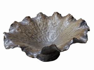 Ruffles Bowl on Foot