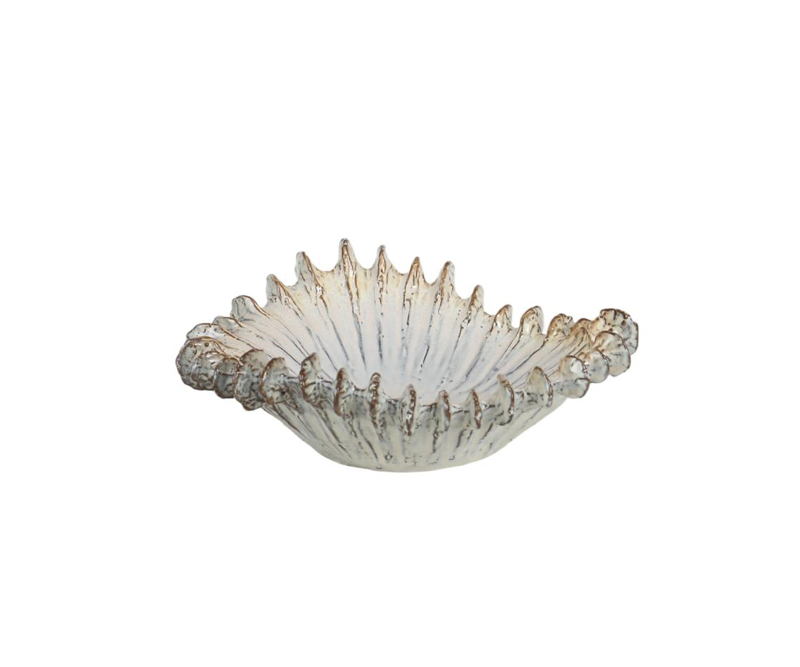 Small Wave Bowl - Whisper White