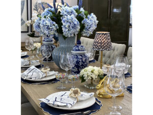 Napkin & Placemat Set in Indigo