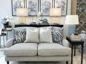 Helmsley 2 Seater Sofa in Nautical Stripe