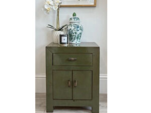 Oriental Style Small Cabinet in Moss