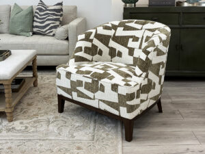 Archie Armchair in Pablo Moss