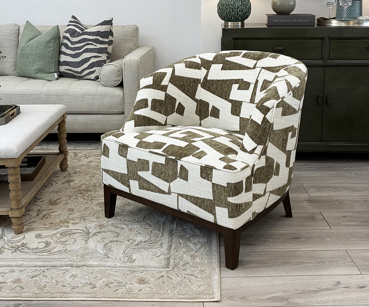 Archie Armchair in Pablo Moss