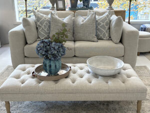 DISCONTINUED FABRIC - Lexington 2 Seater Sofa in Wheat