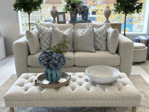 DISCONTINUED FABRIC - Lexington 2 Seater Sofa in Wheat