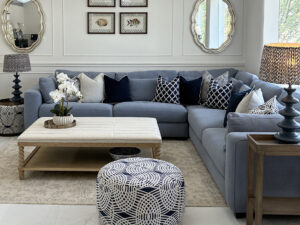 DISCONTINUED FABRIC - Lexington XL Corner Sofa in Denim