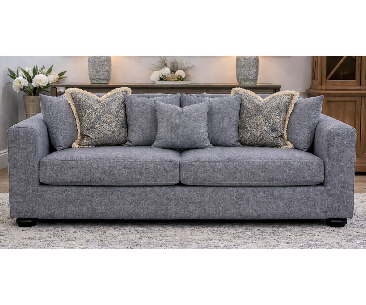 DISCONTINUED FABRIC - Lexington 2 Seater Sofa in Denim