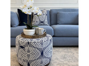 Tiggy Stool in Mondello Indigo