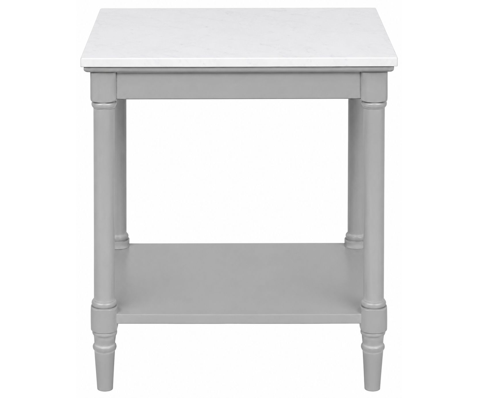 Hector Side Table with Marble Top