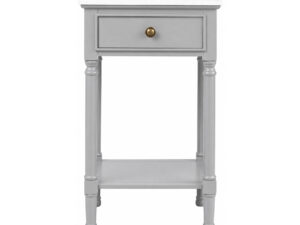 Hugo Side Table with One Drawer and Marble Top
