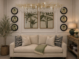 EX-DISPLAY - Claudette Grand 4 Sofa in Manolo Natural Fabric