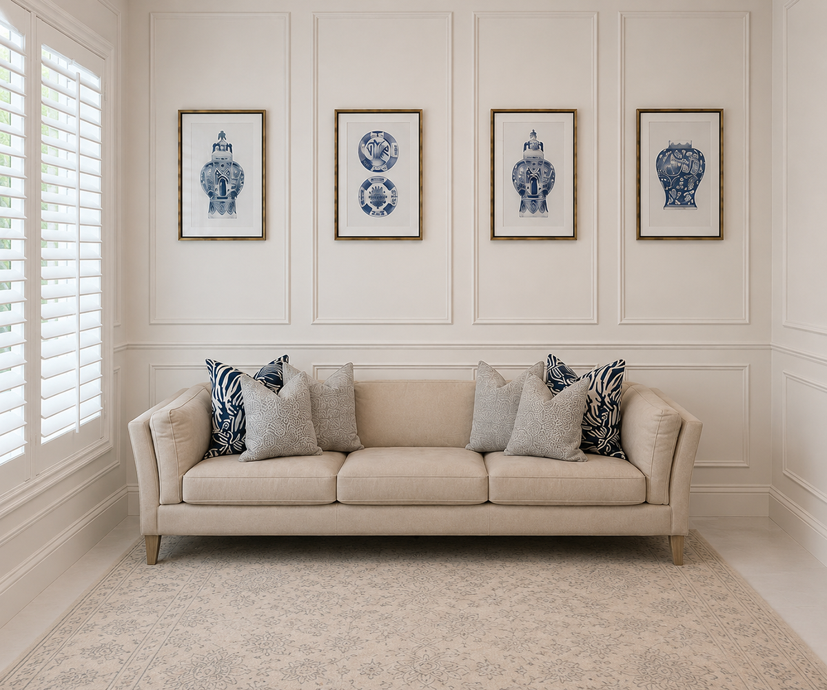 DISCONTINUED - Soho 4 Seater Sofa in Clay Leather